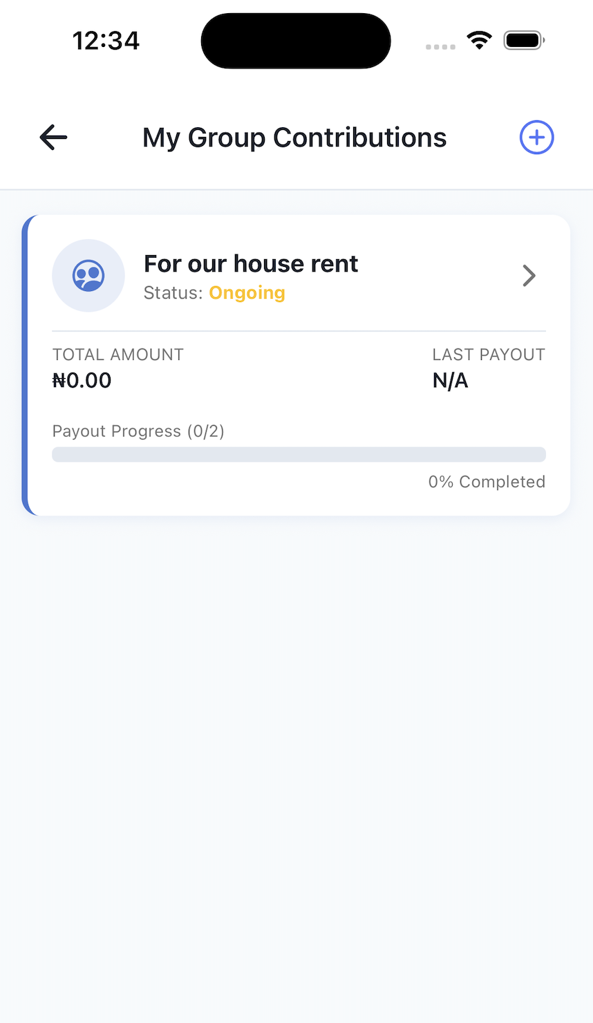 Icontribute App on a phone